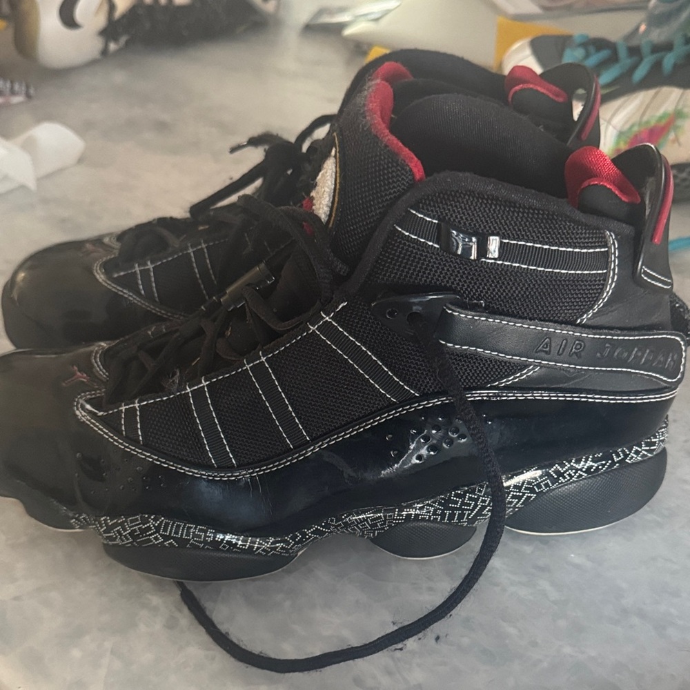 Nike Jordan 6 Rings 72-10 Men’s Size 10 Black Red Air Jordan Sneakers